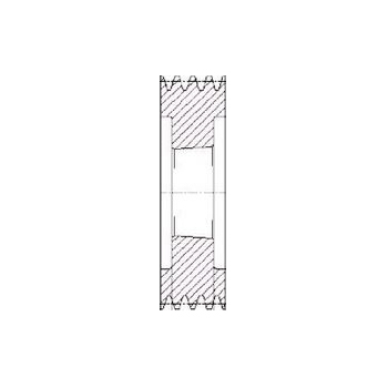 SPA140/6 V Pulley For 2517 T/L Bush